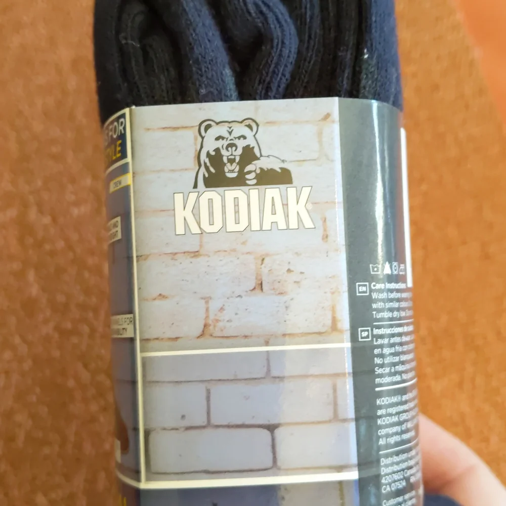 Kodiak men's business casual navy socks